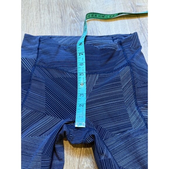 Lululemon Speed Up Crop 21" Etch Hail Midnight Navy Size - Picture 4 of 6